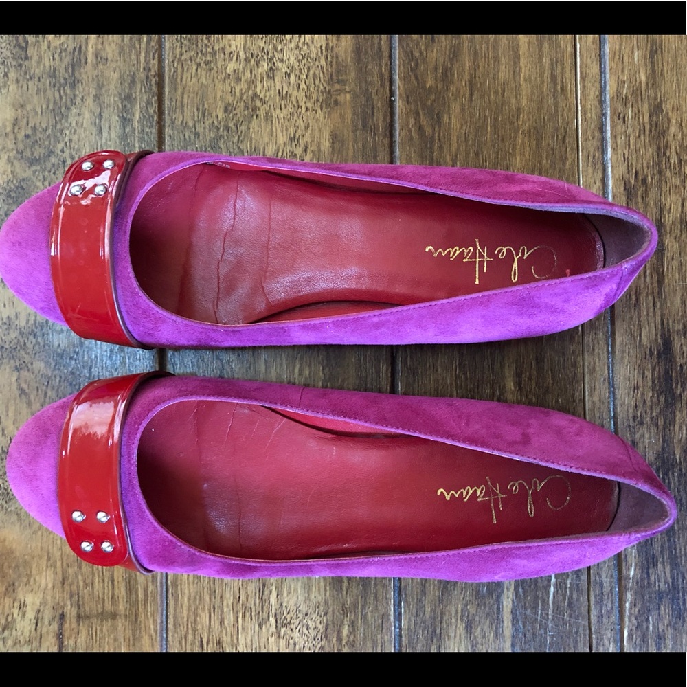 Cole Haan pink suede shoes 8.5